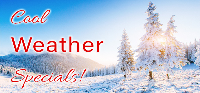 Cool Weather Special Header